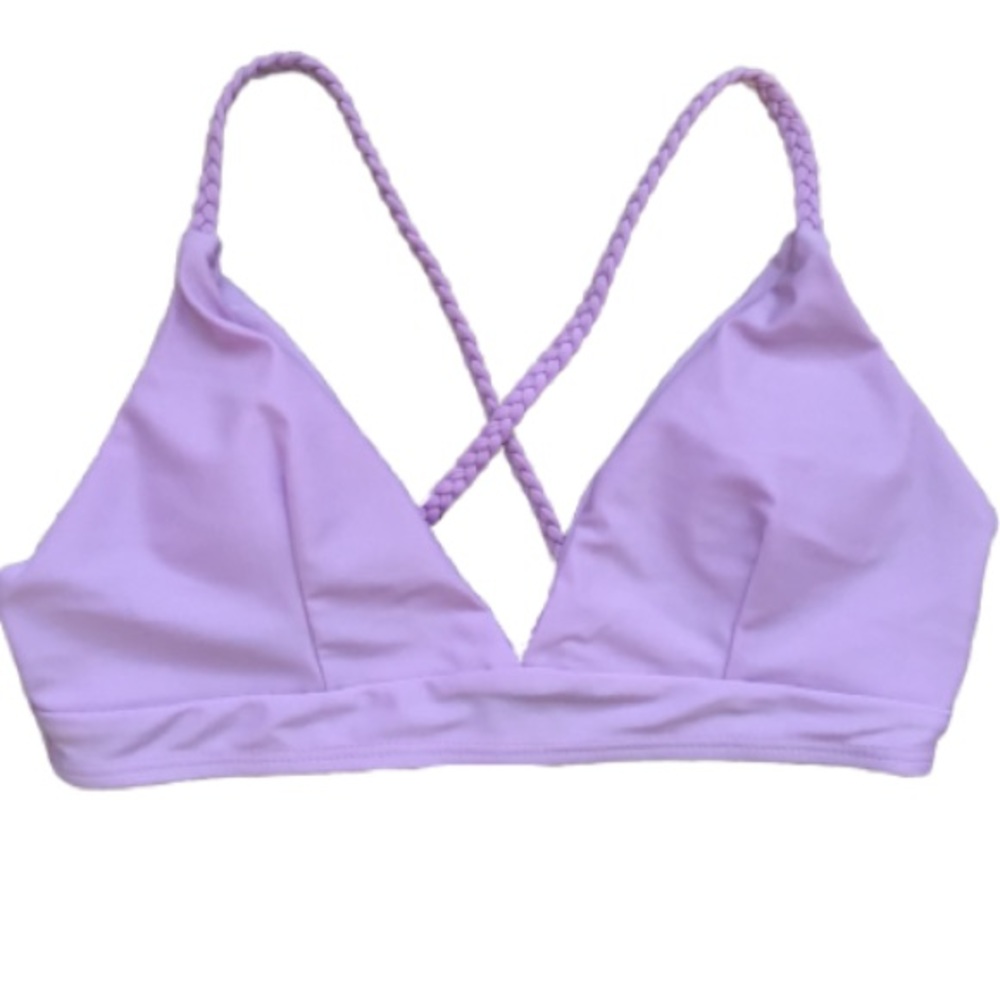 Braided lily bikini top